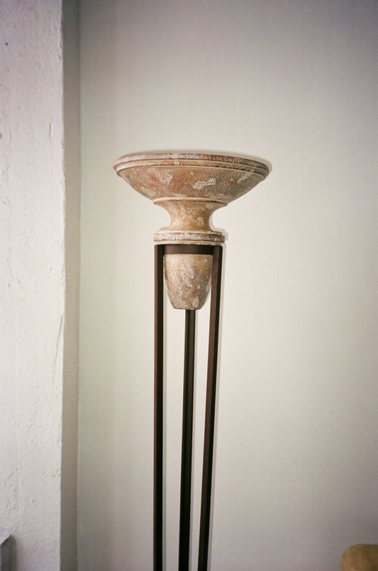 Roman Style Floor Torchiere Lamp