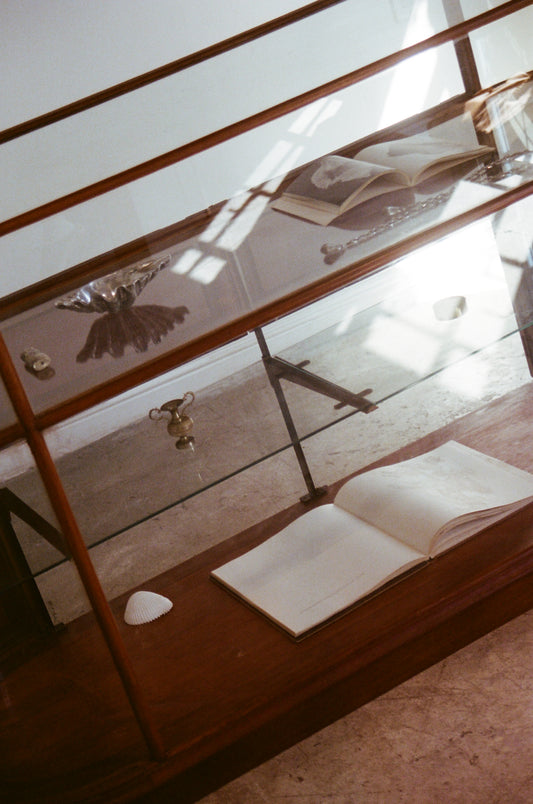 Mid Century Glass Display Cabinet
