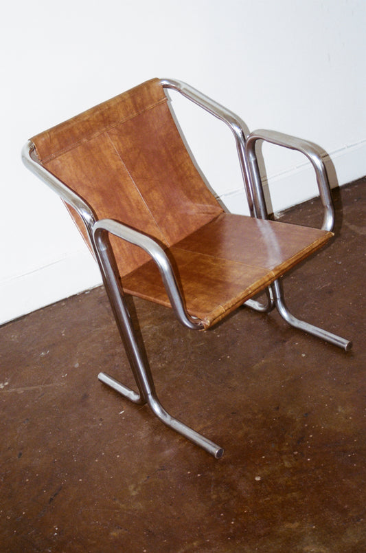 Jerry Johnson Style Chrome Chair