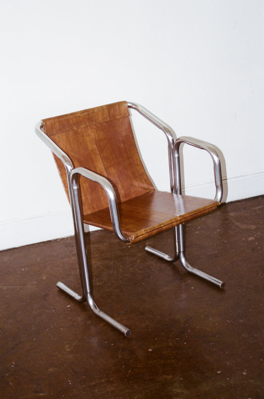 Jerry Johnson Style Chrome Chair