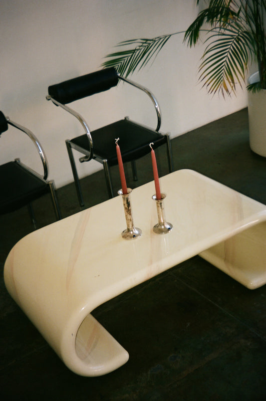 Pair of Vintage Silver Plated Candle Sticks