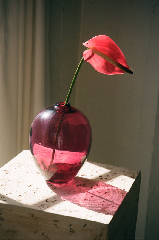 Vintage Blown Glass Vase