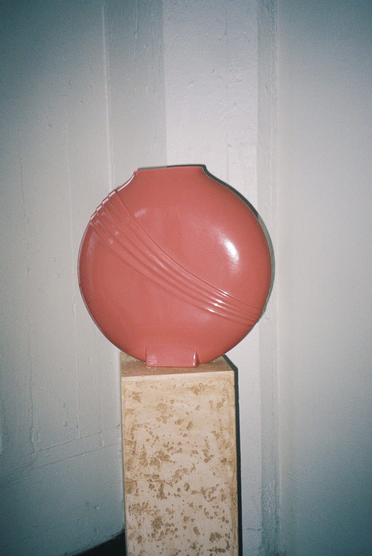 Vintage Pink Art Deco Vase